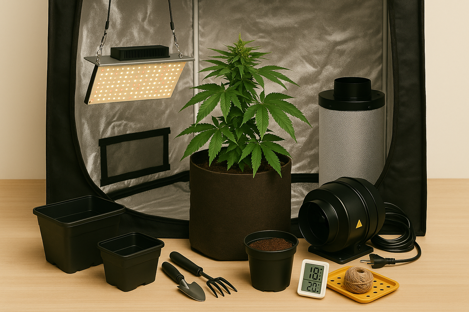 Cannabis Home Grow Setup Guide 2025: Complete Equipment Checklist