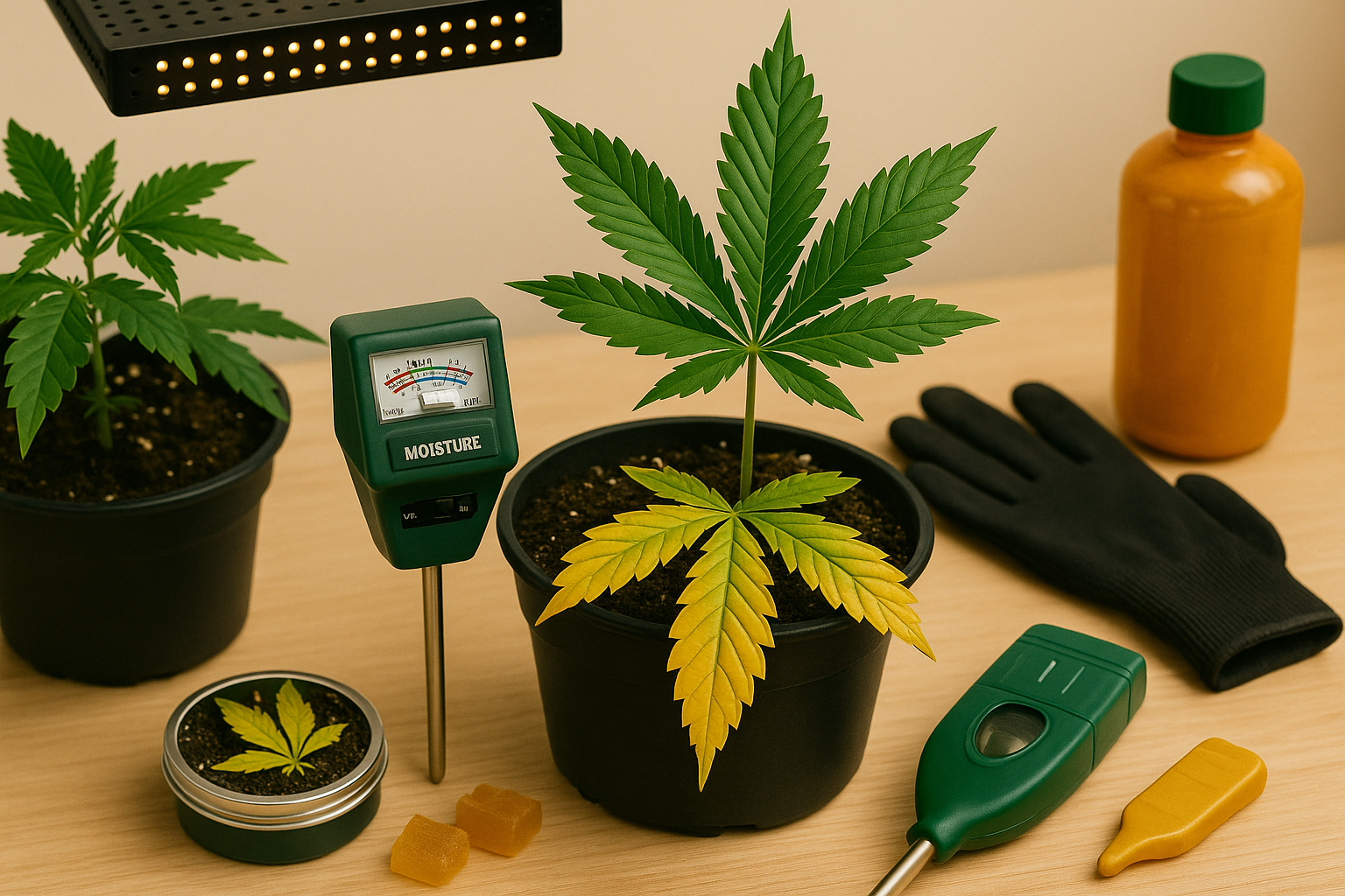 How to Fix Yellow Leaves on Cannabis Plants: Diagnosis & Remedies
